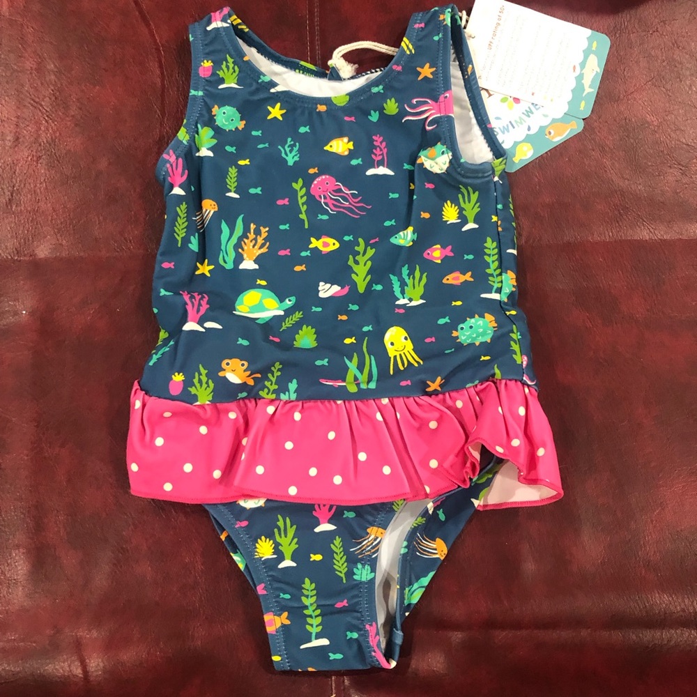 Frugi ocean theme swimsuit